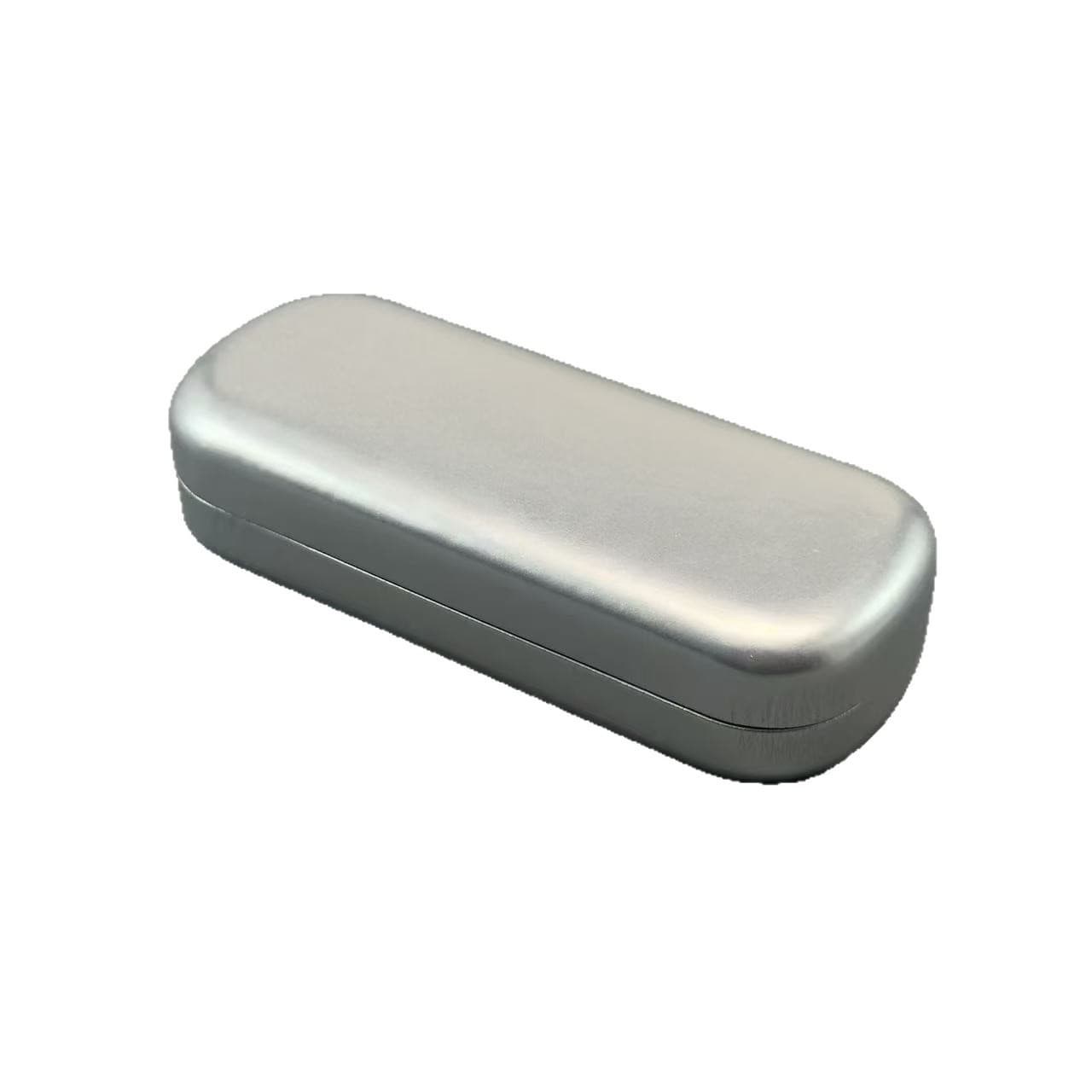 Silver PU Leather Glasses Case – Lightweight Protective Design