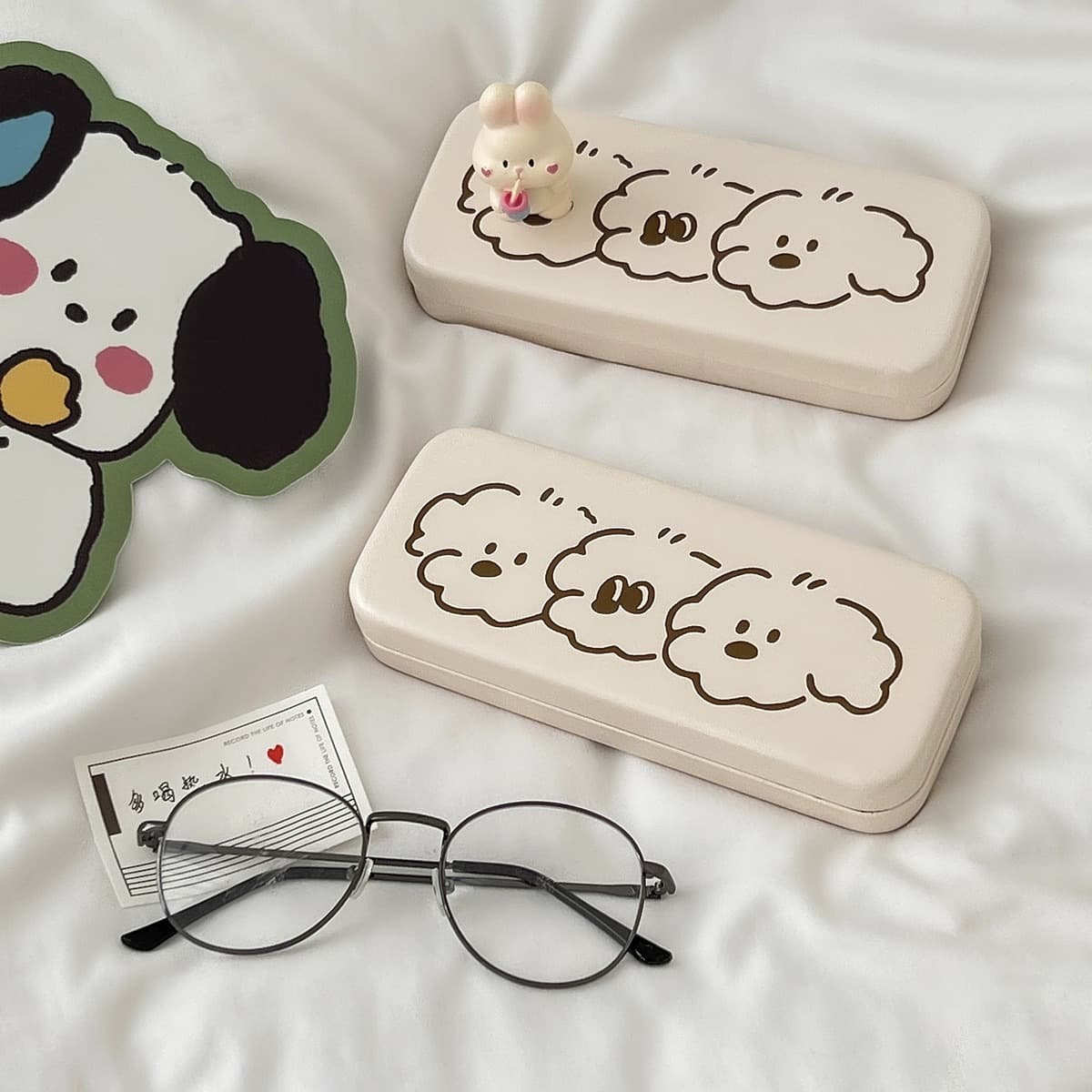 Ins Cute Cartoon Glasses Case