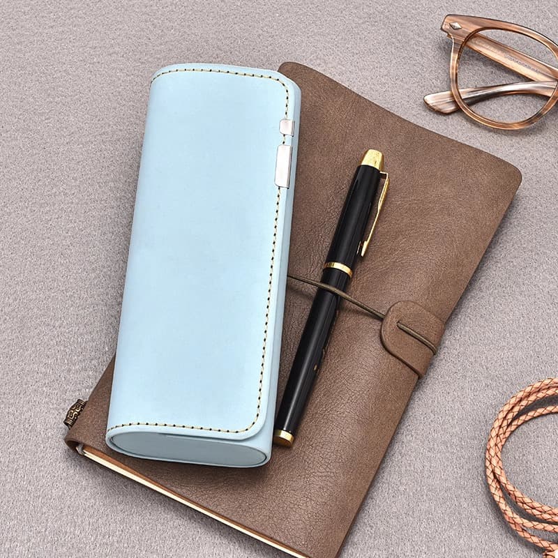 British Style Leather Glasses Case – Magnetic Closure