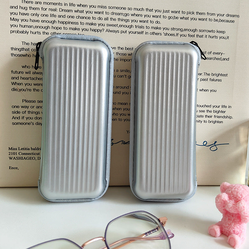 High-End Creative Trolley Case Glasses Case For Men And Women Portable Glasses Case To Store Japanese Simple Myopia Sunglasses