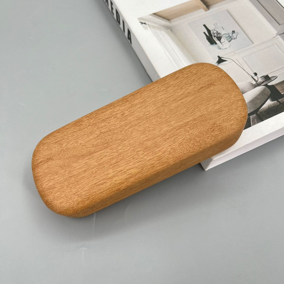 Simple Ins Style Glasses Case Pu Leather Student Myopia Sunglasses Portable Glasses Frame Anti-Pressure Storage Box