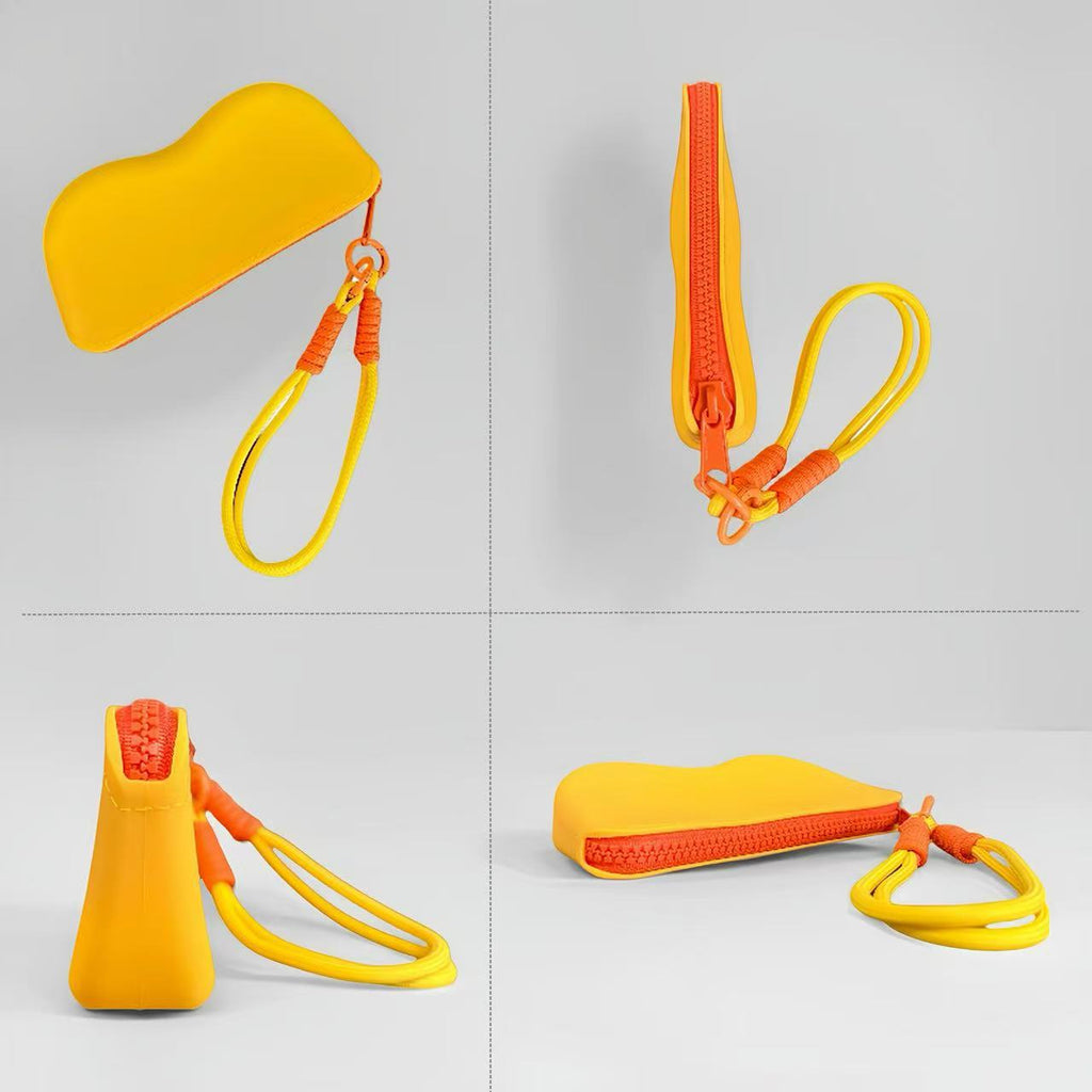 Candy Contrast Color Glasses Bag Sunglasses Sunglasses Protective Cover Storage Bag Travel Portable Silicone Glasses Case