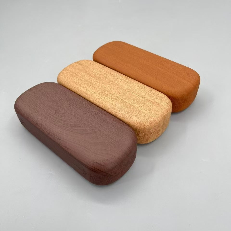 Simple Ins Style Glasses Case Pu Leather Student Myopia Sunglasses Portable Glasses Frame Anti-Pressure Storage Box